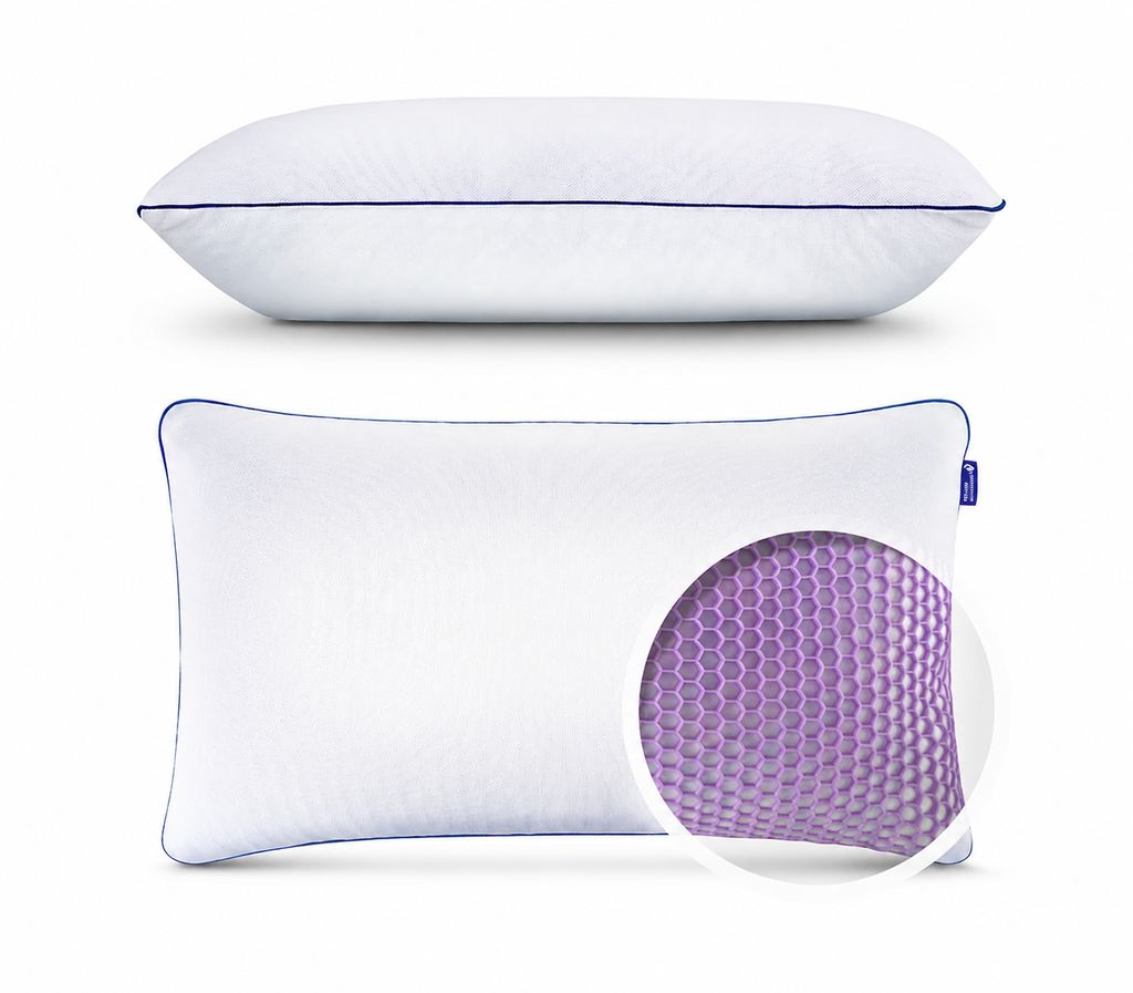 Coolara™ – Ergonomisches TPE-Nackenkissen mit atmungsaktivem Memory-Flakes-Kern